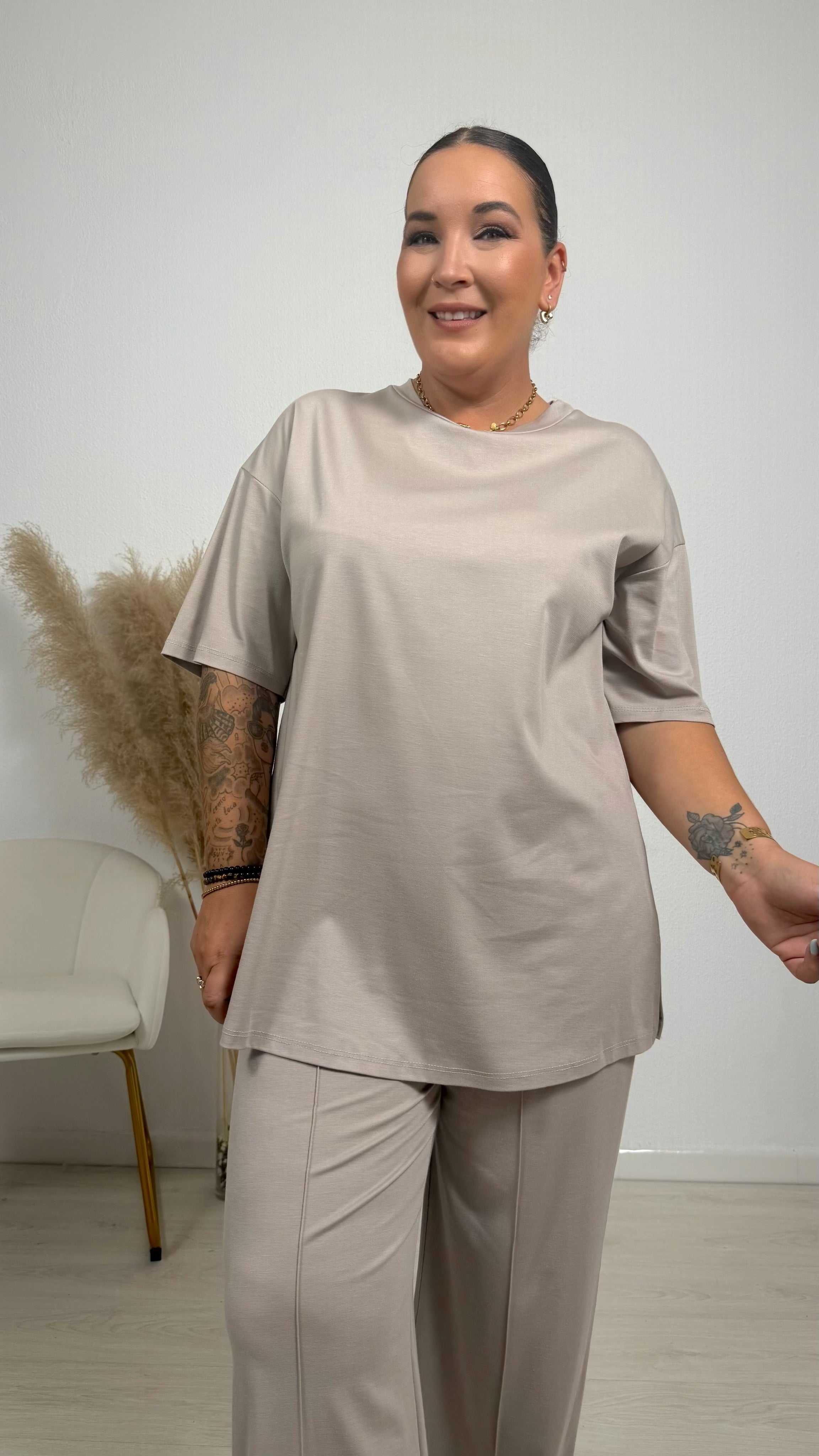 Camiseta Samara beige