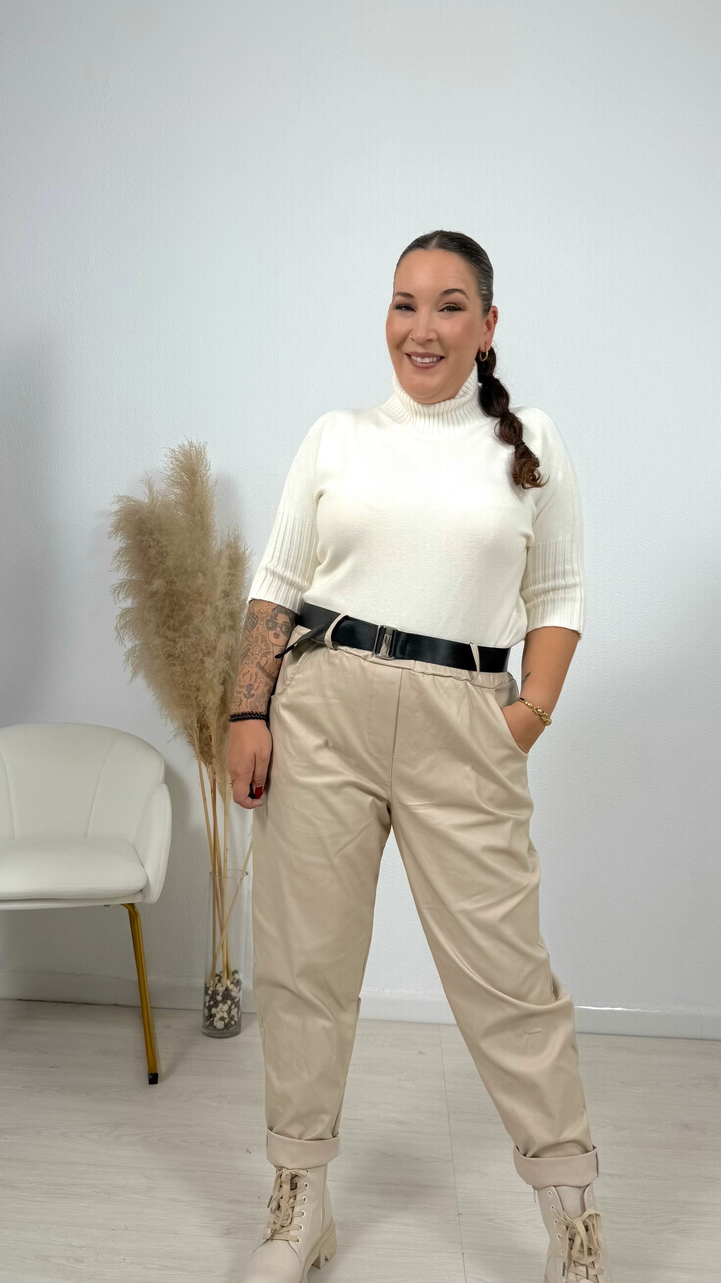 Pantalon Runa Beige
