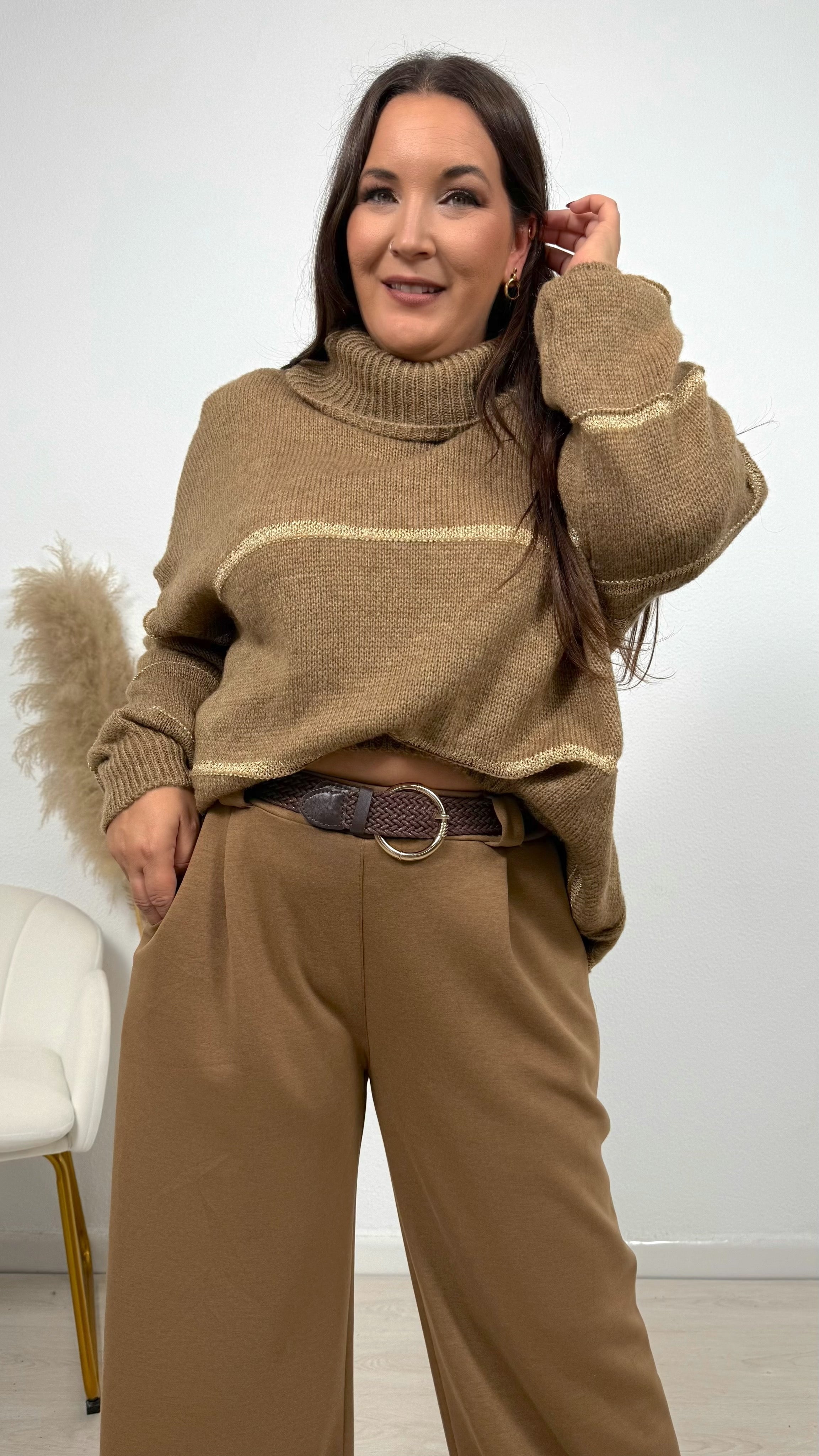 PANTALON TERESA CAMEL