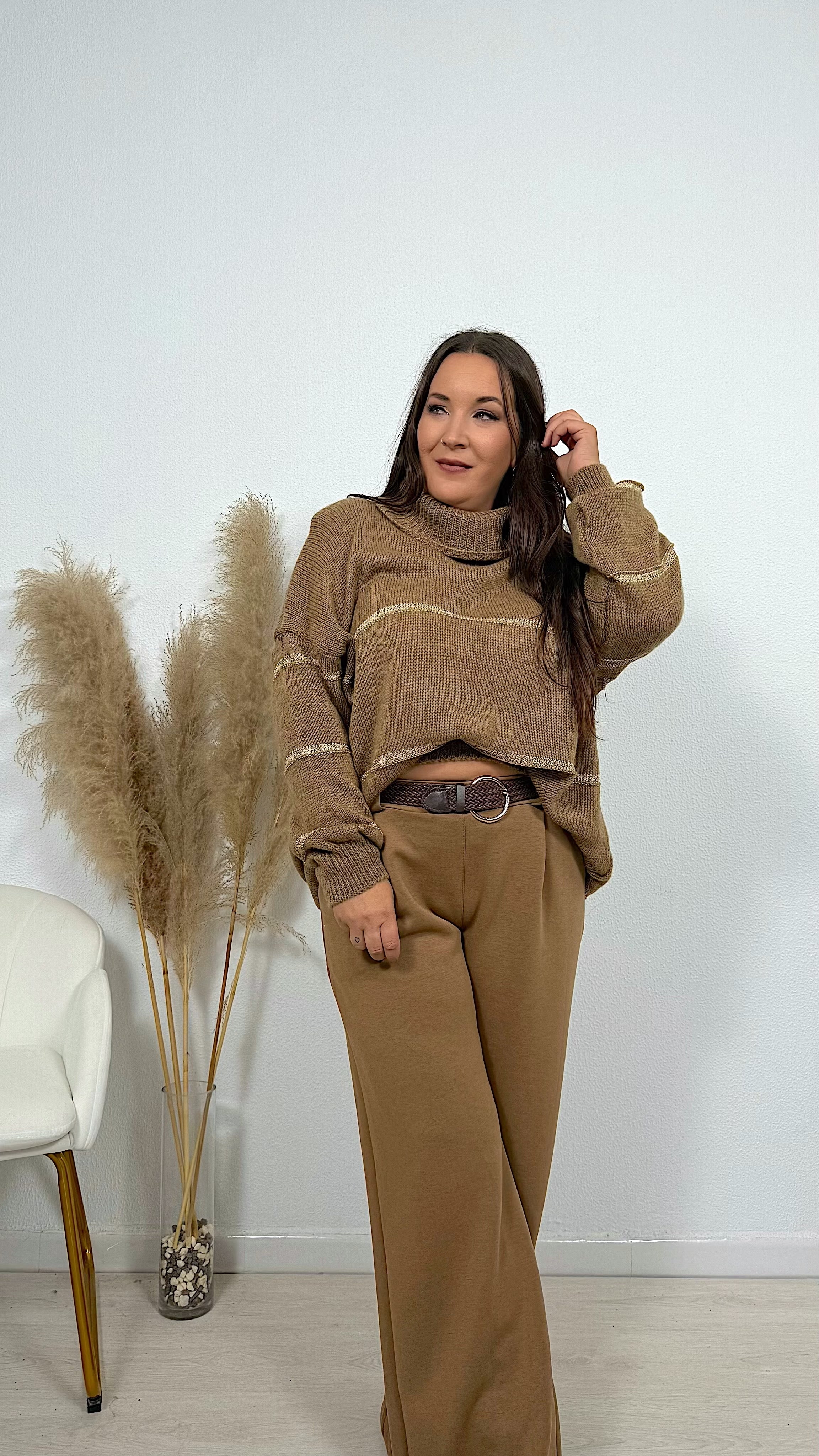 PANTALON TERESA CAMEL
