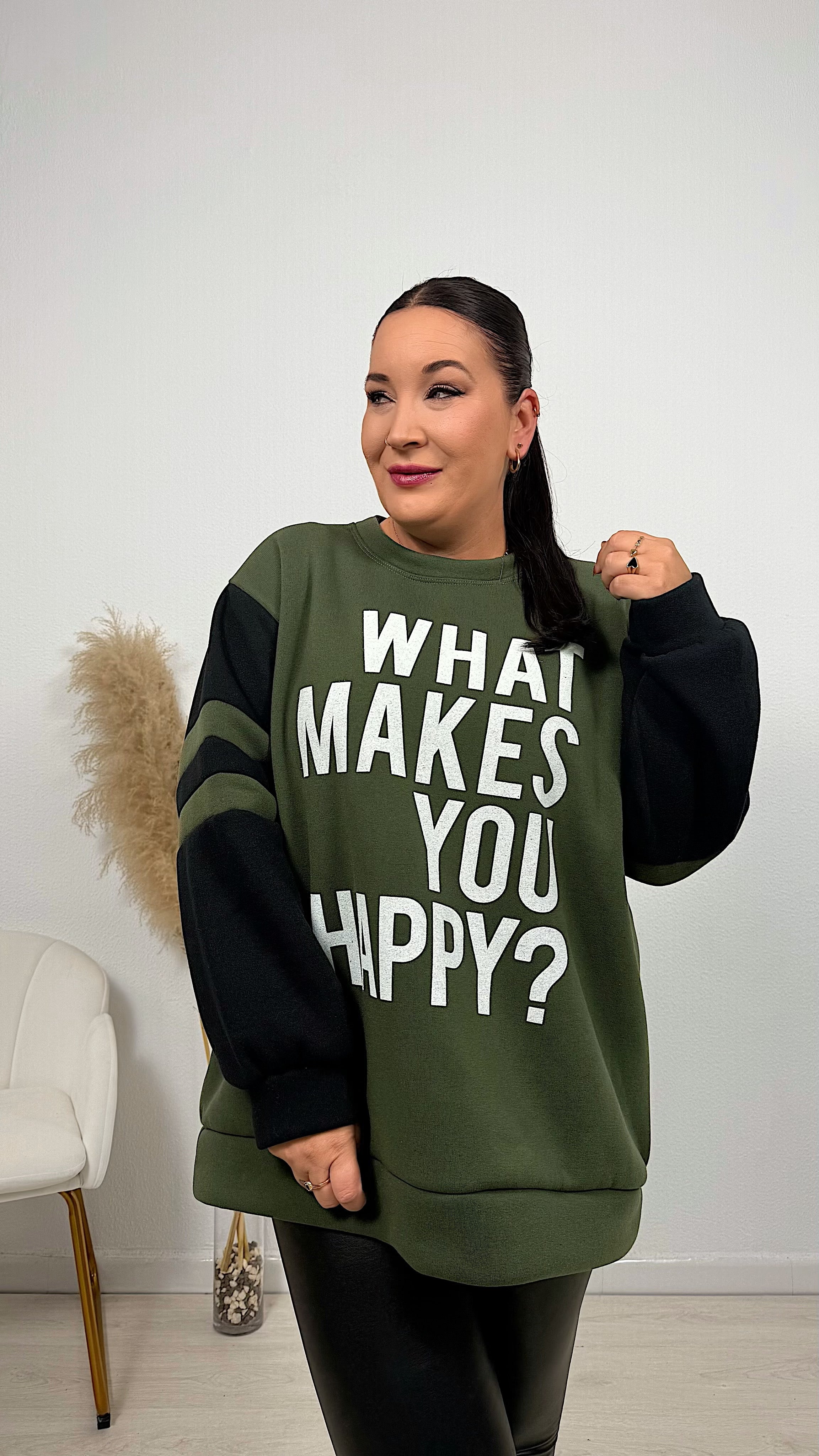 SUDADERA HAPPY VERDE