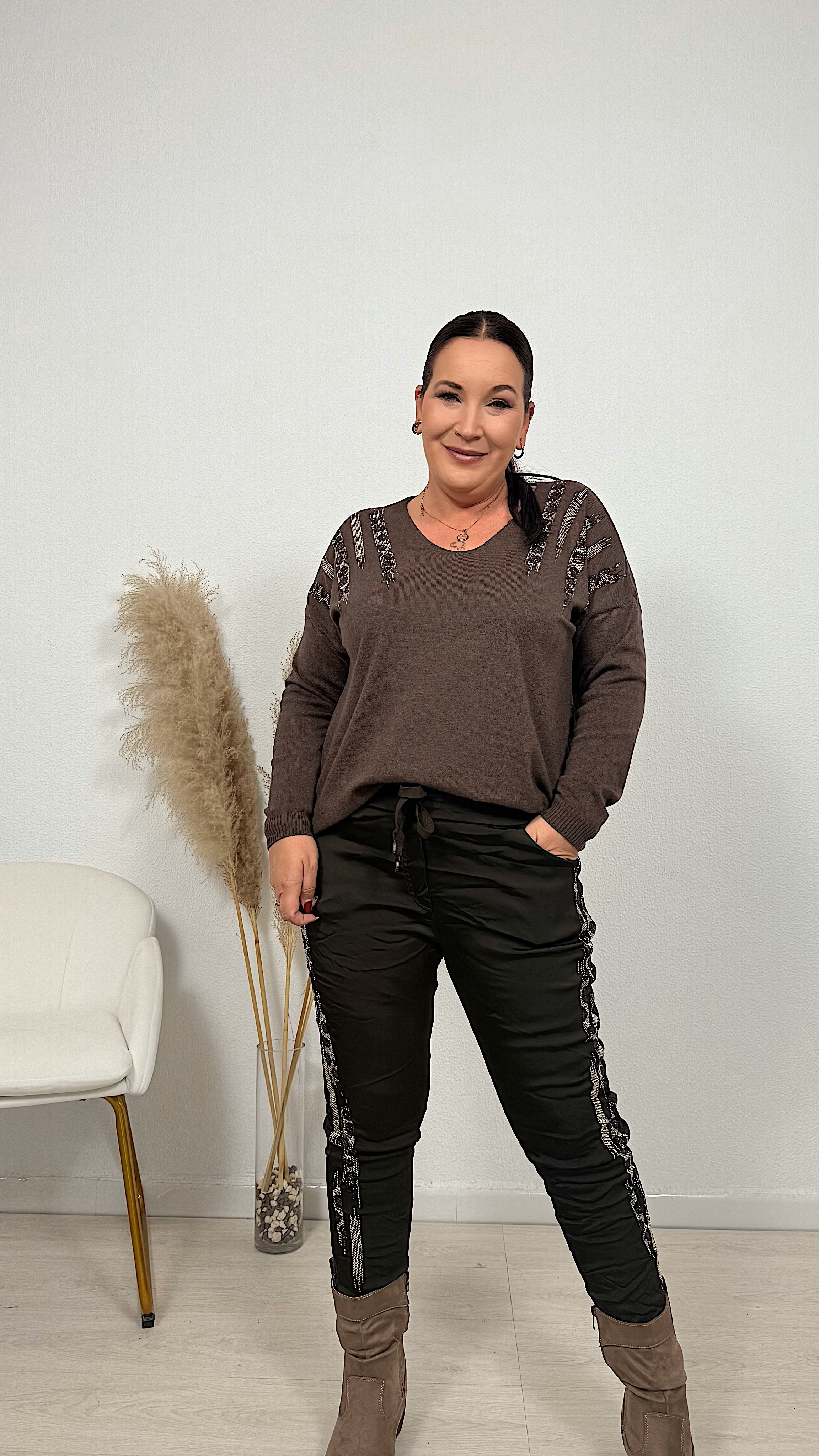 PANTALON MILA MARRON