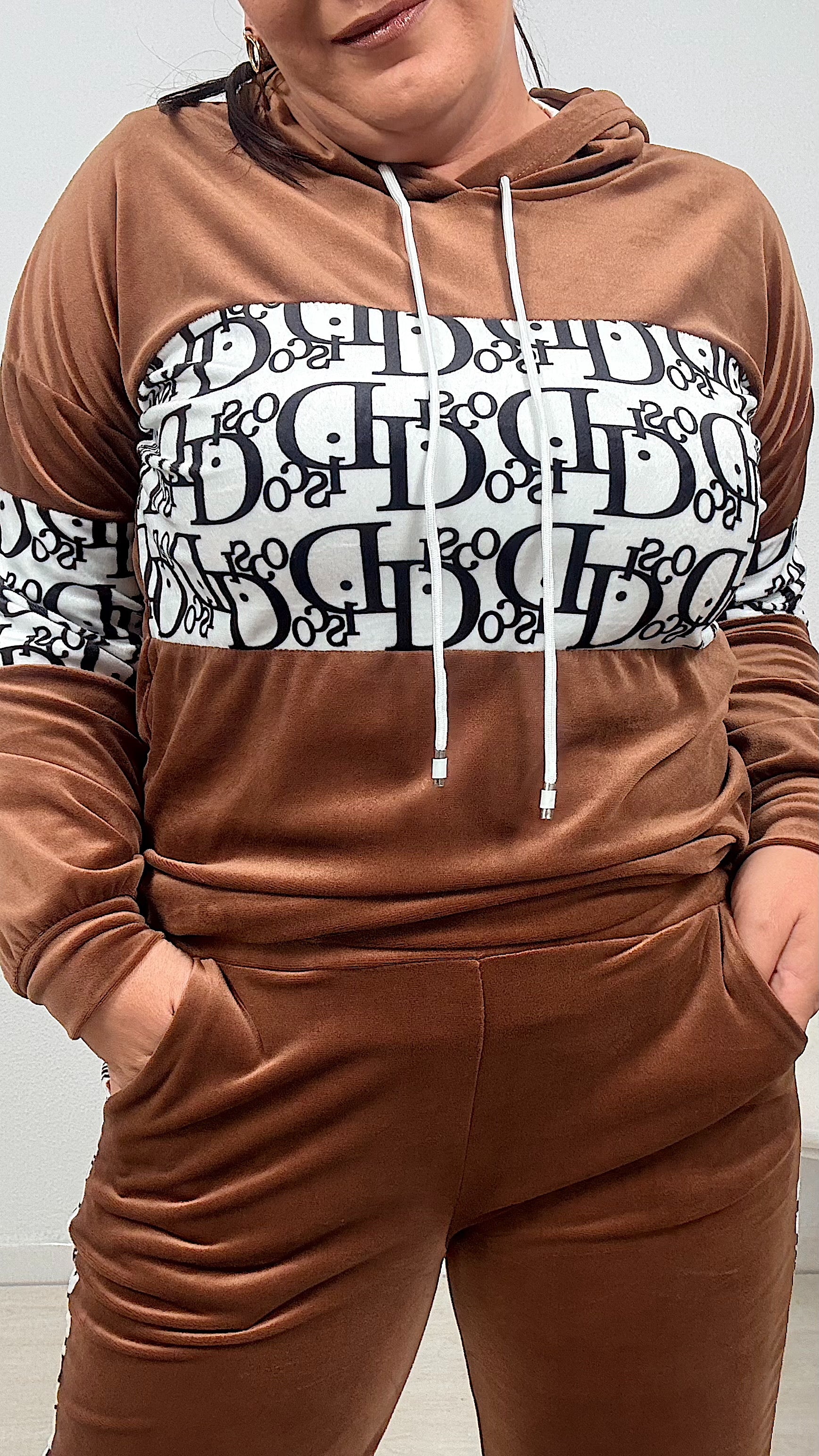 PANTALON SELENA MARRON