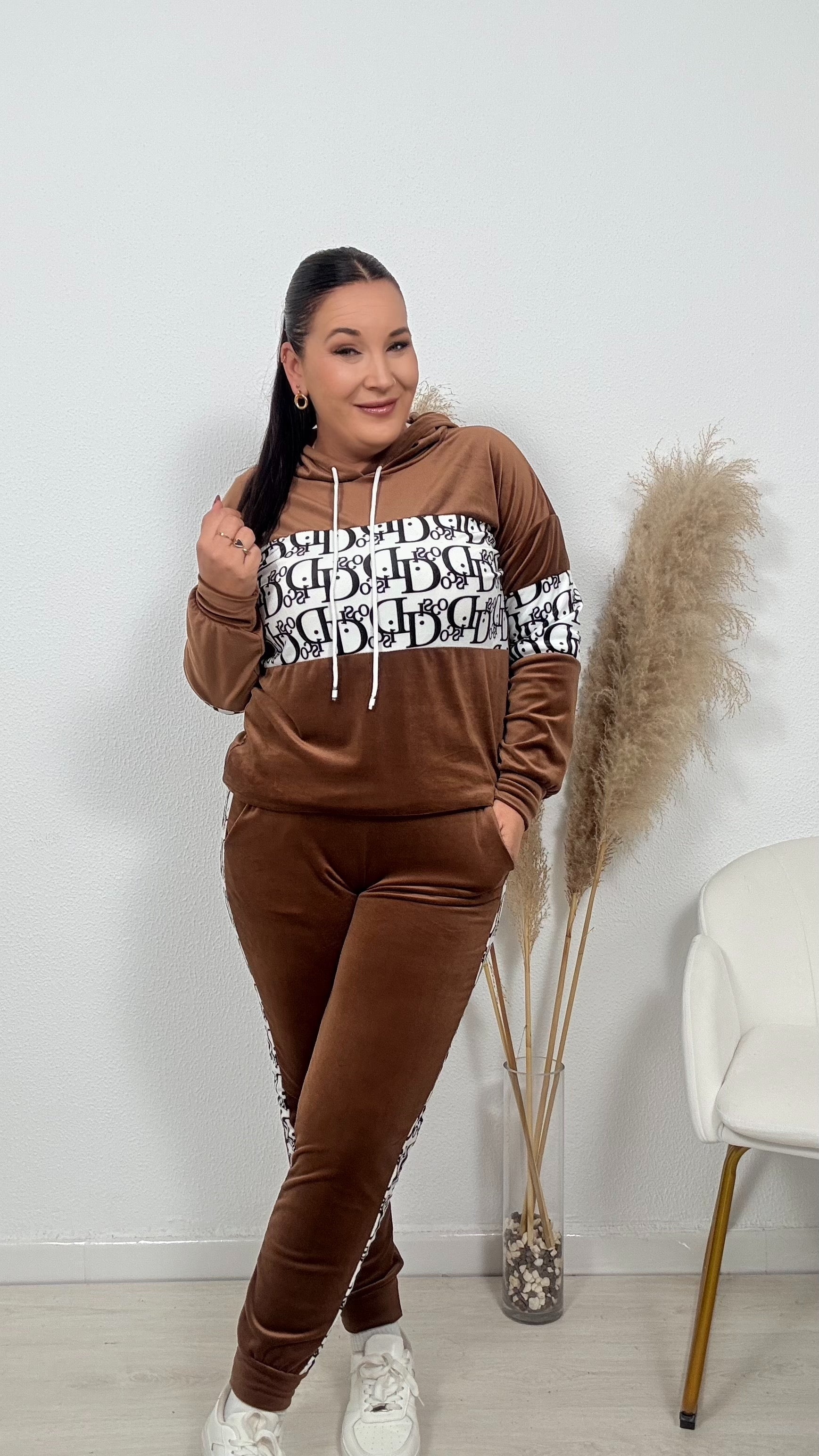 PANTALON SELENA MARRON