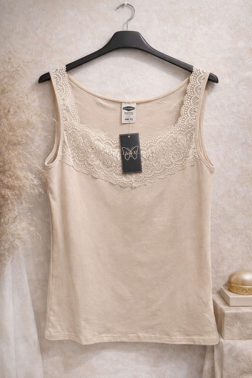 CAMISETA INTERIOR ENCAJE TALLA GRANDE