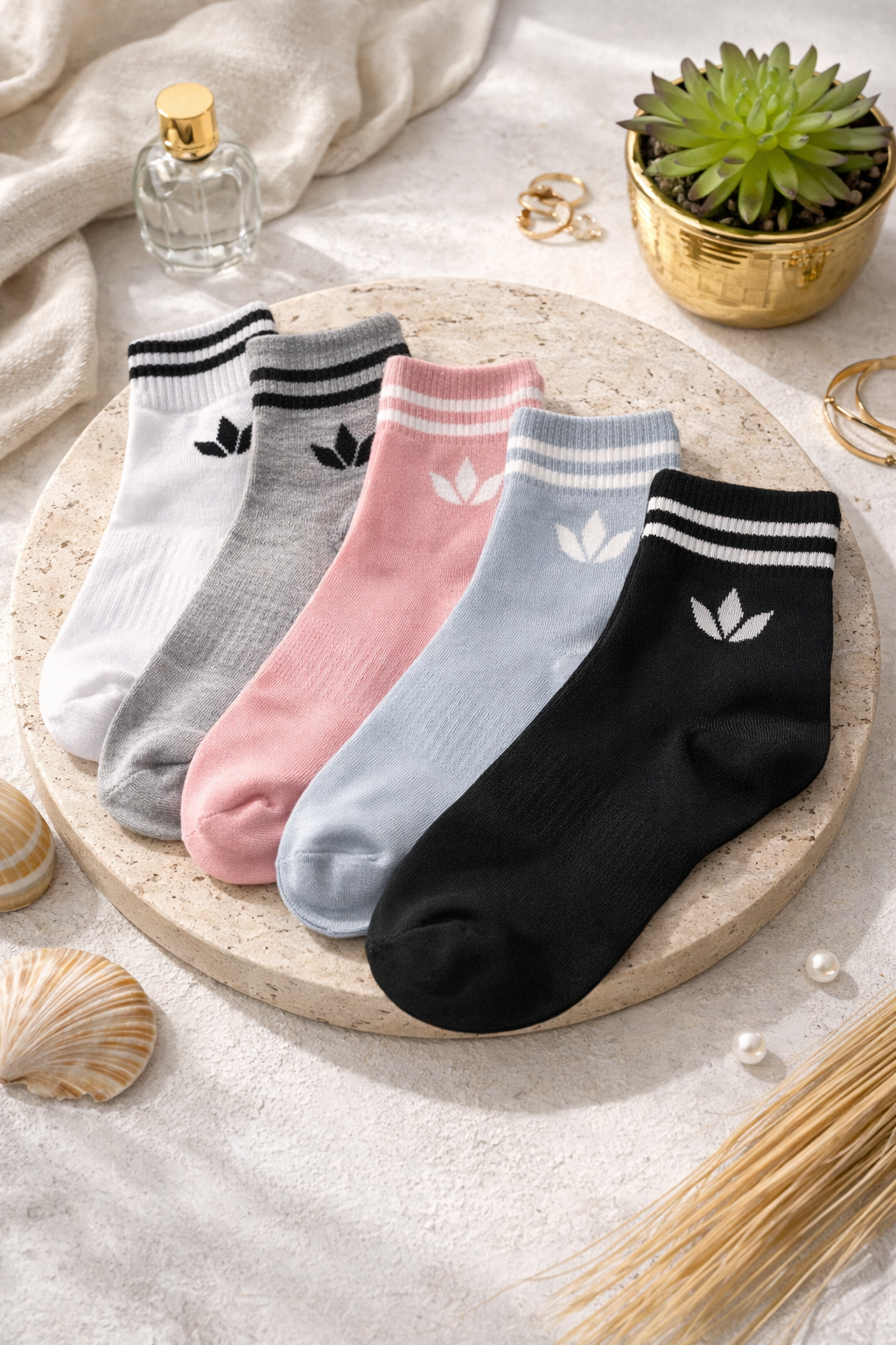 Calcetines deportivos canalé