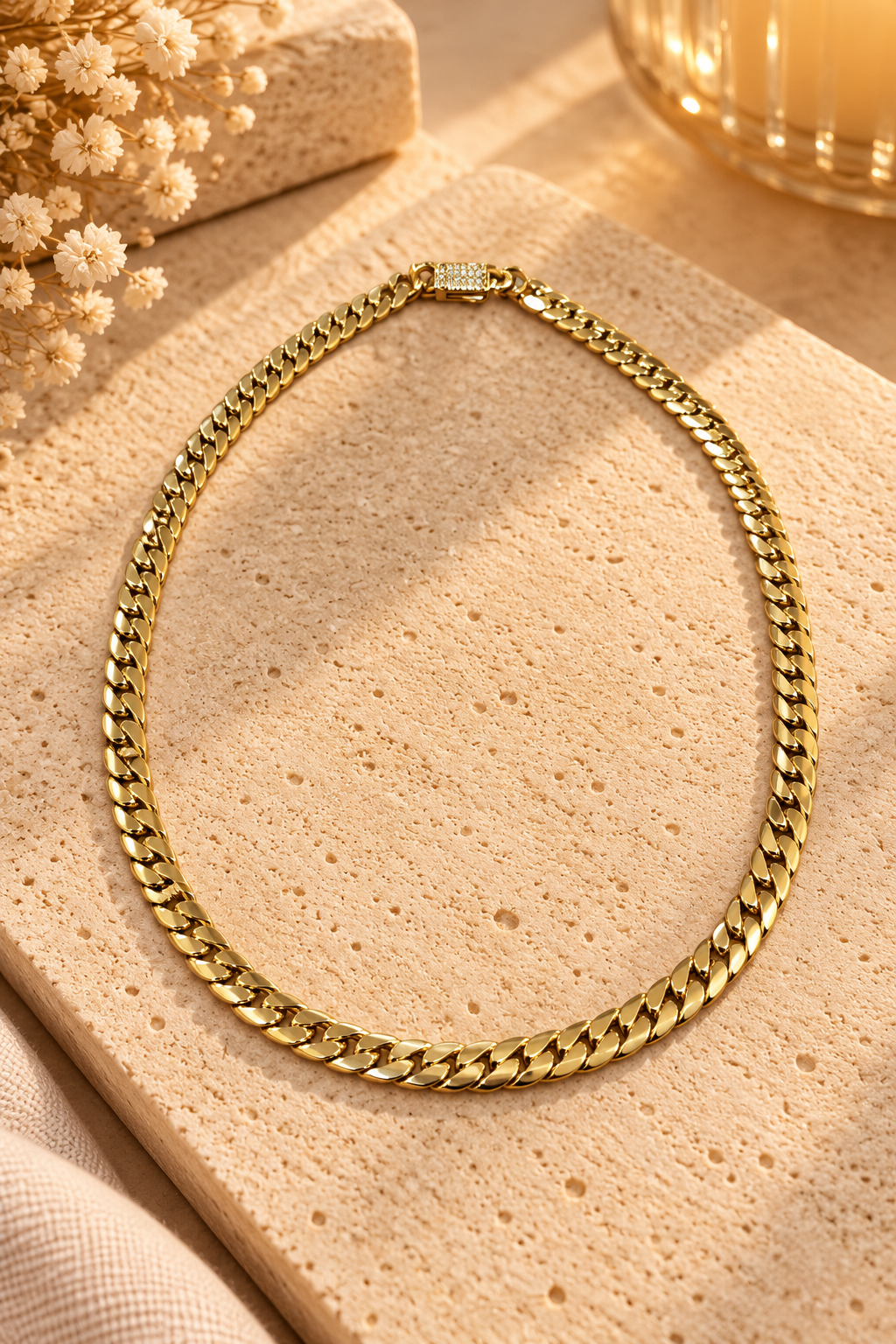 COLLAR ACERO DORADO 200393