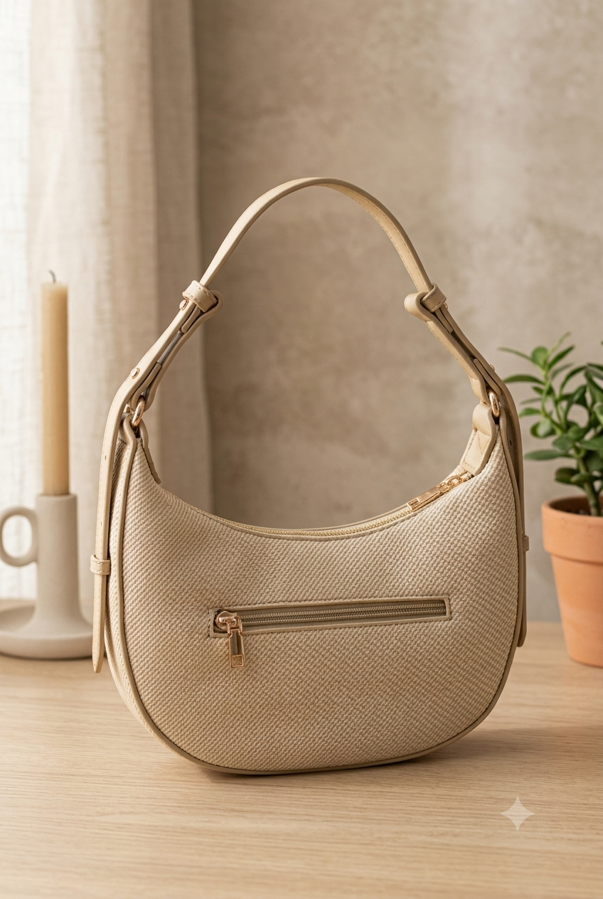 BOLSO BEIGE 25487