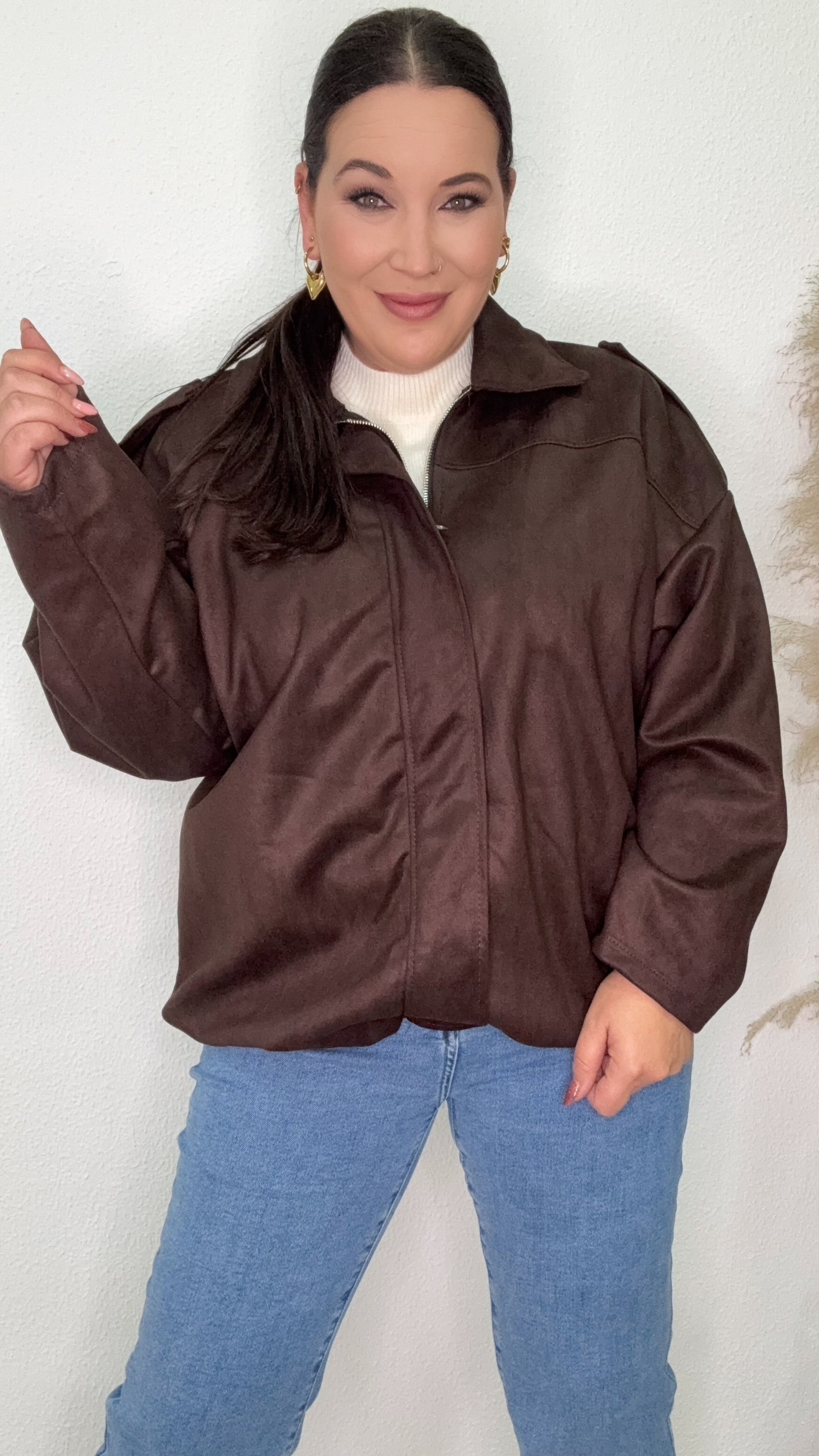 CHAQUETA ALBA MARRON