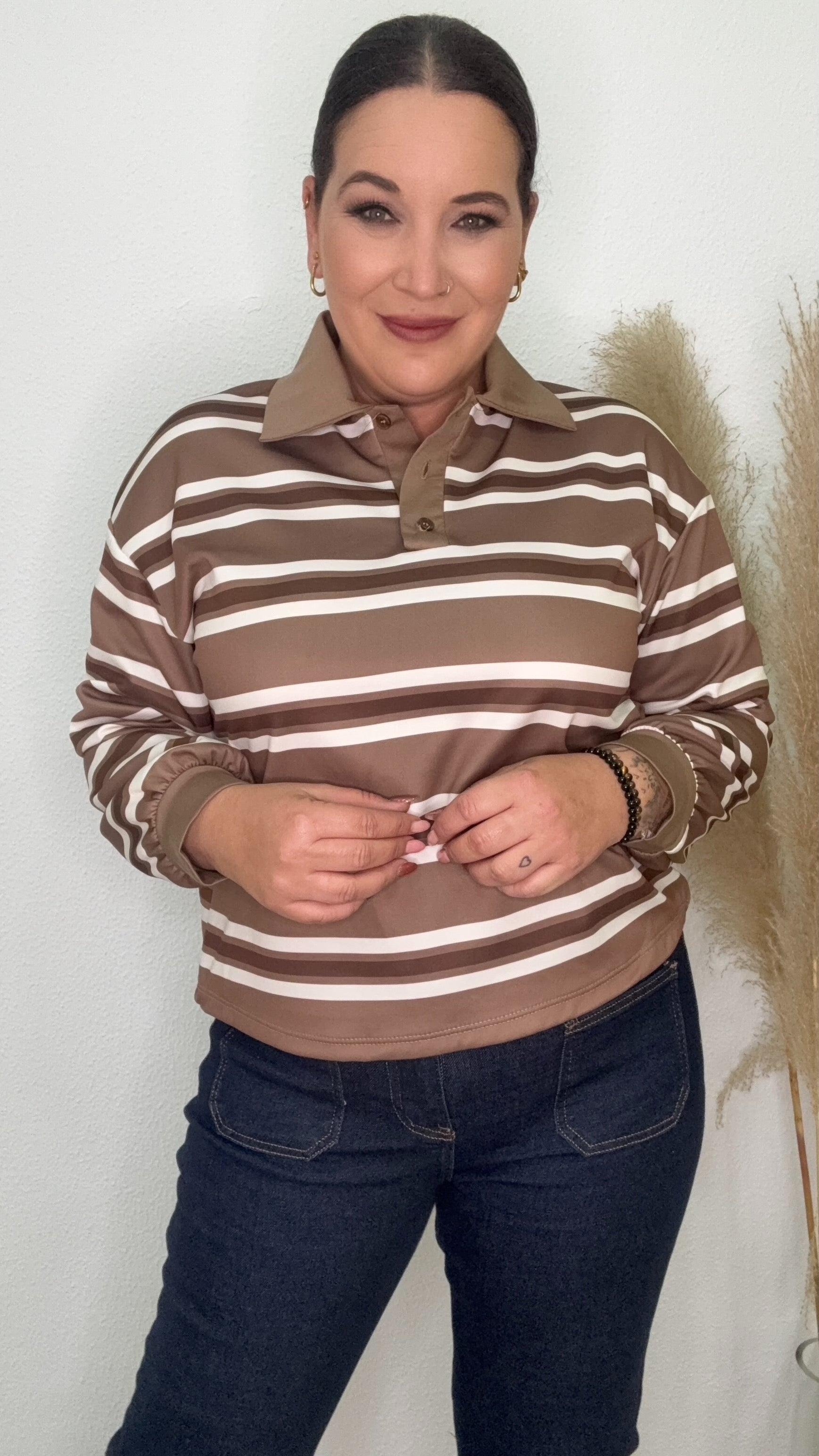 SUDADERA CLAUDIA MARRON