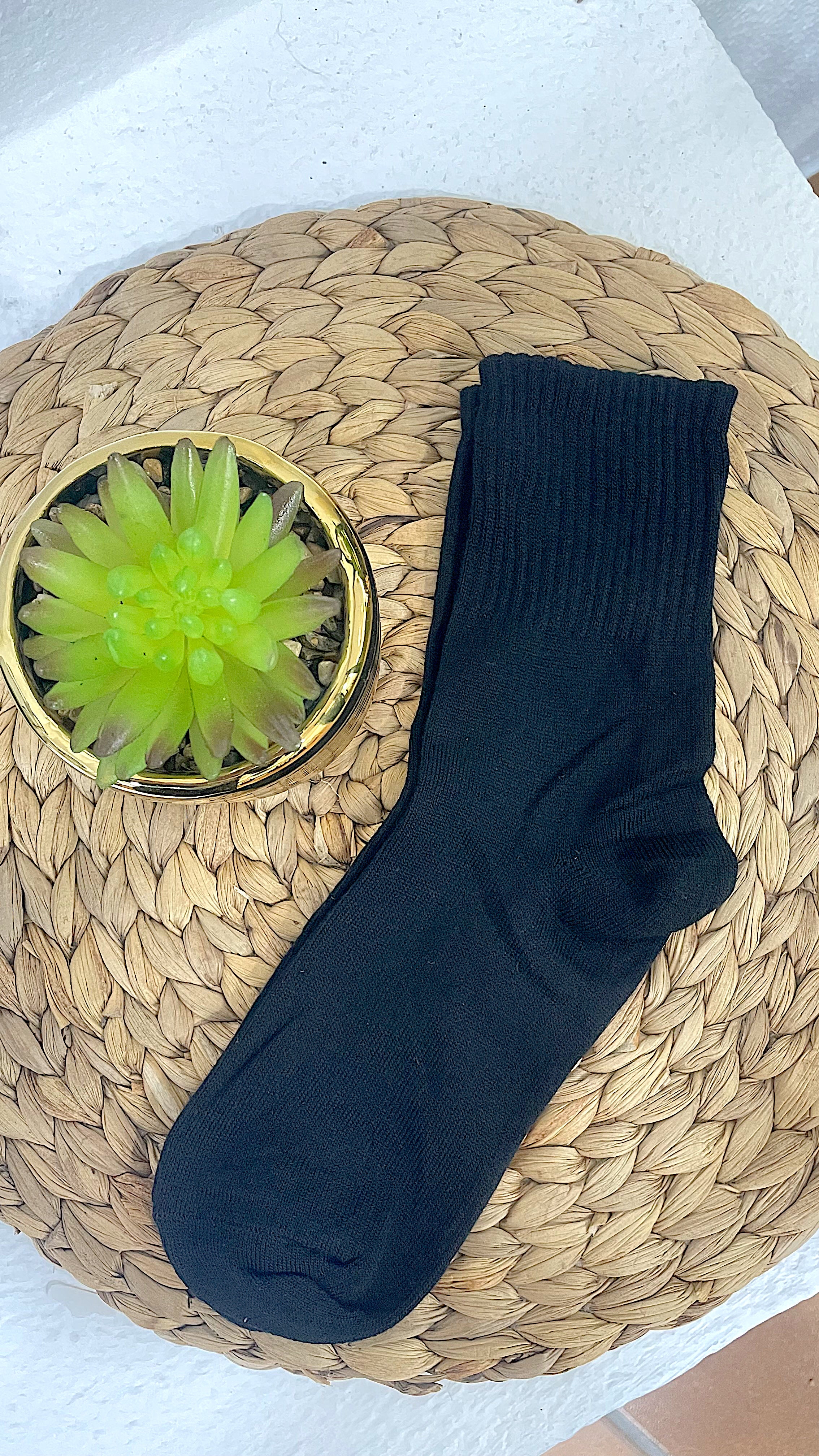 Calcetines canalé básicos