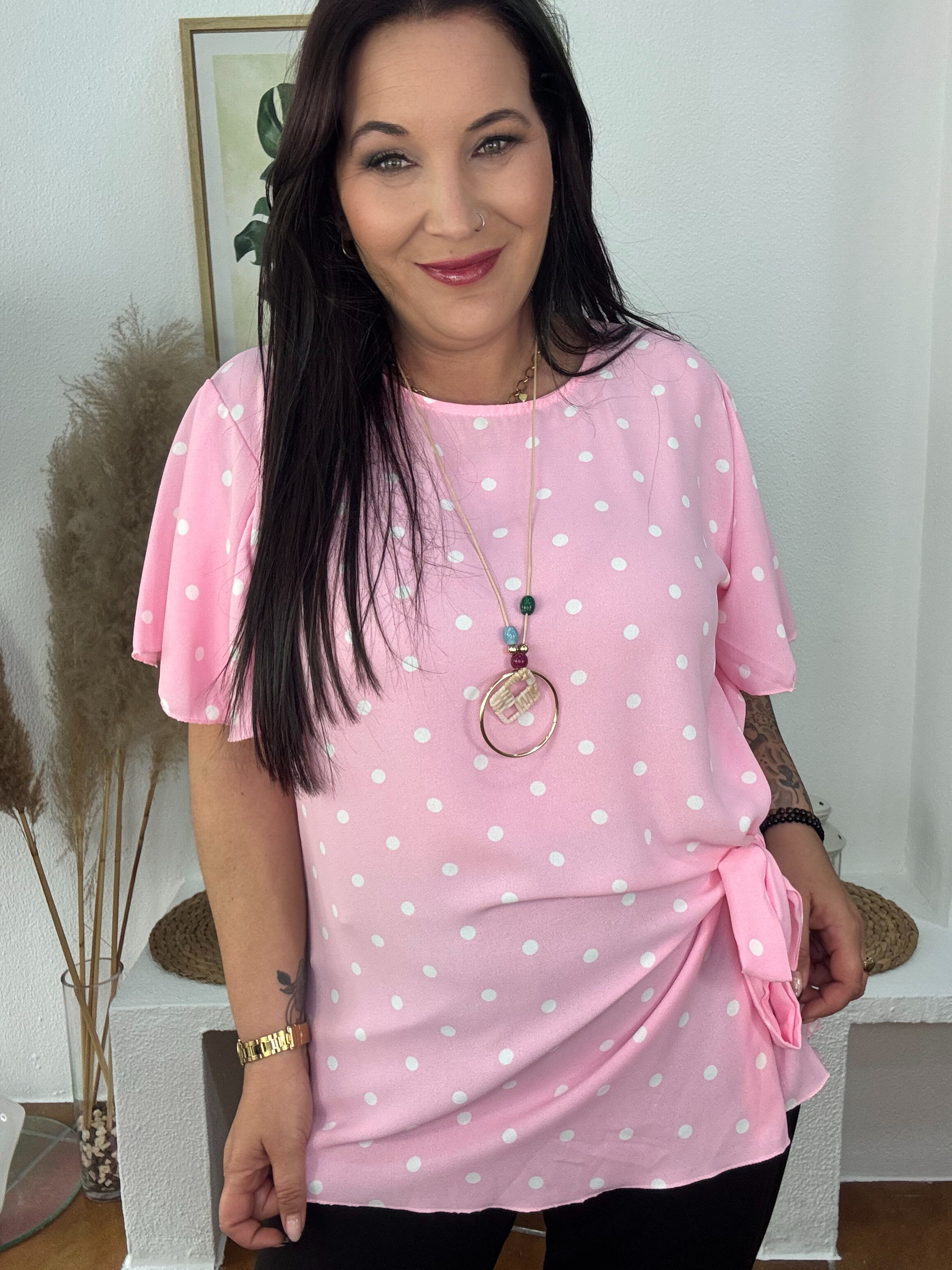 camiseta lunares mujer GlowXL Chiclana de la Frontera