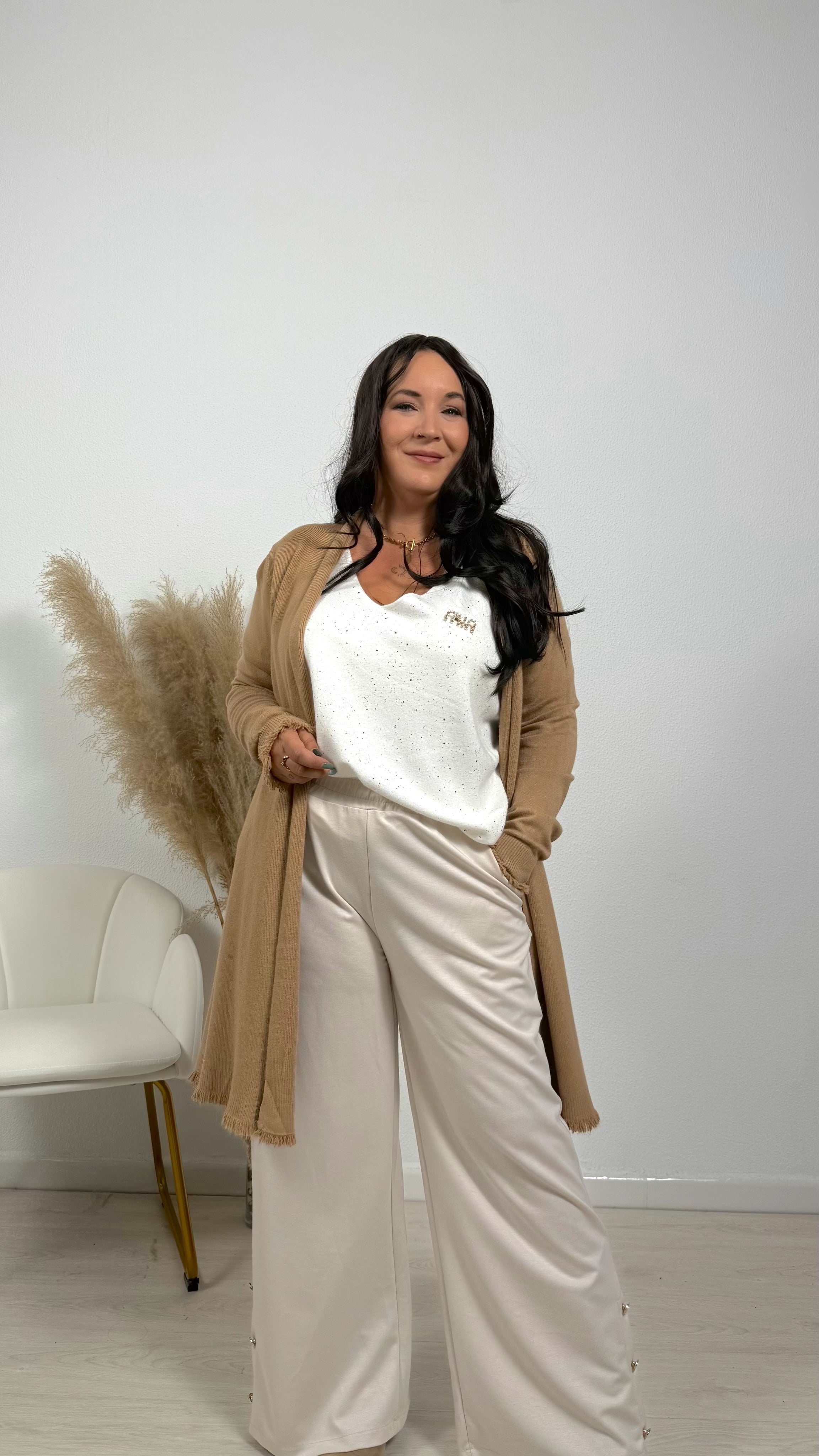 Pantalon Diana beige