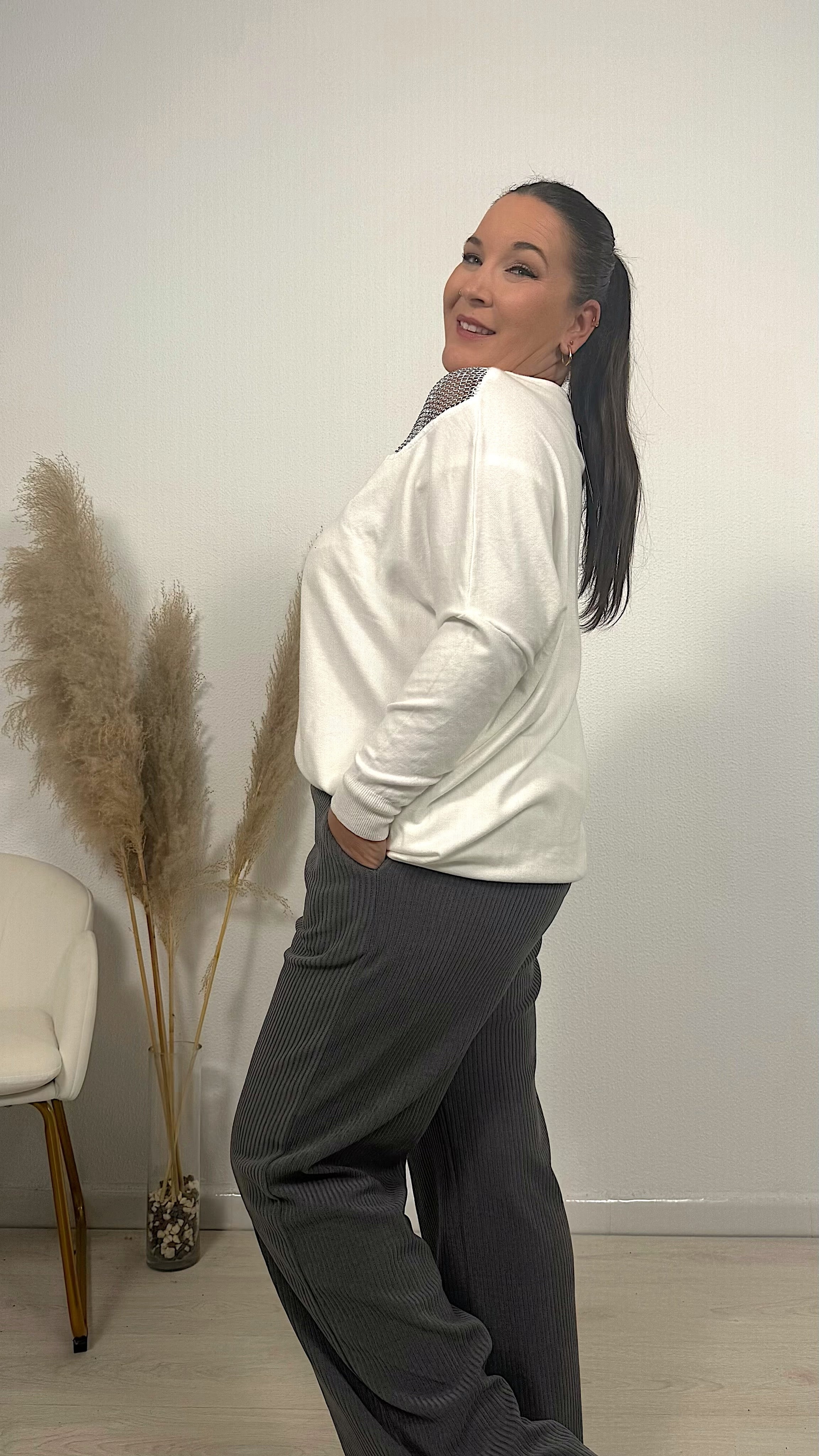 PANTALON CLAUDIA GRIS