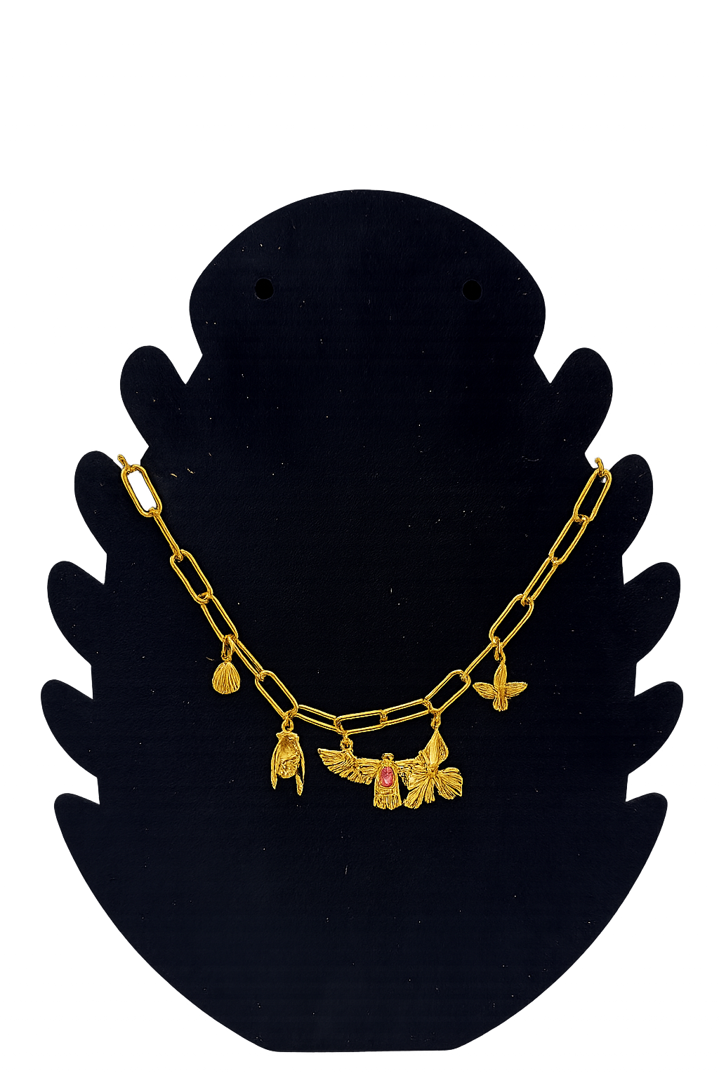 Collar Charms Dorados Místicos