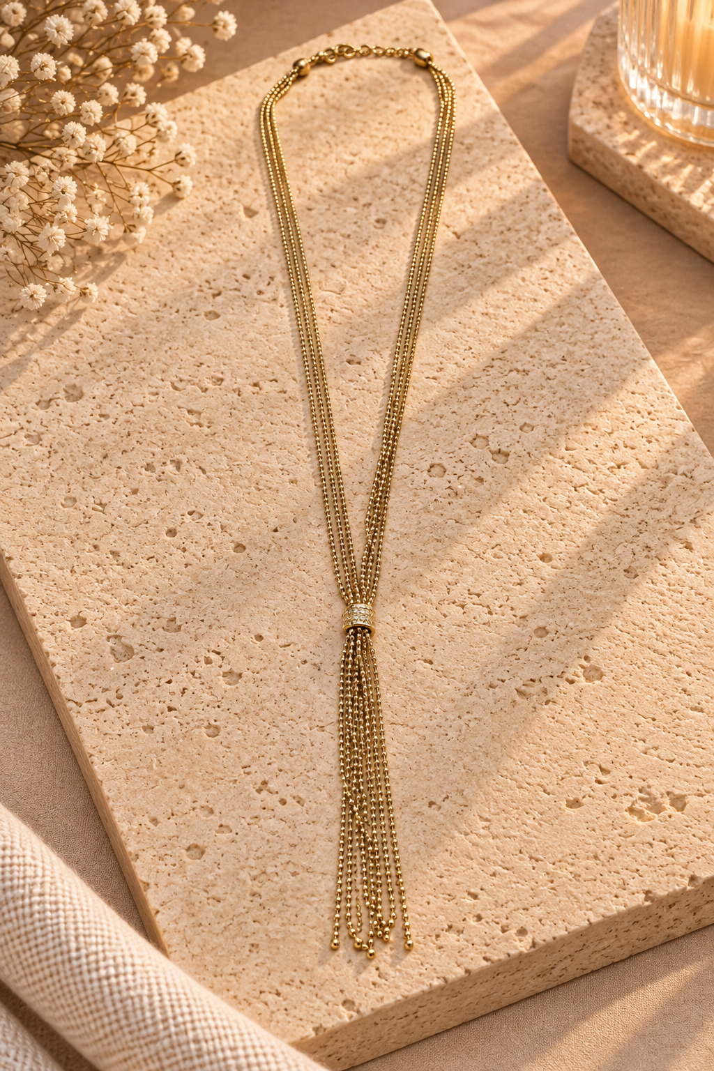 COLLAR ACERO DORADO 476LP