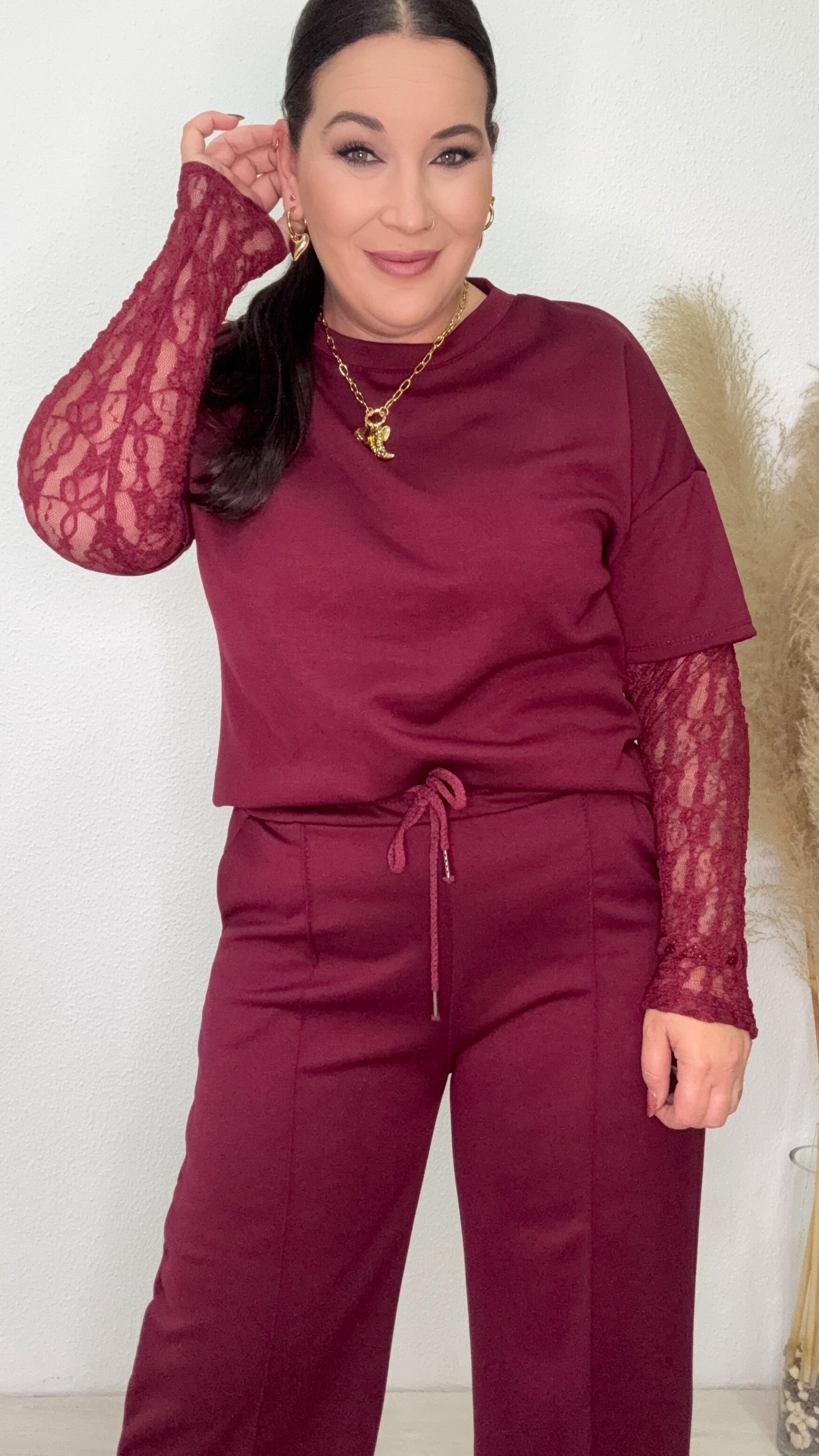 PANTALON DEBORA BURDEOS