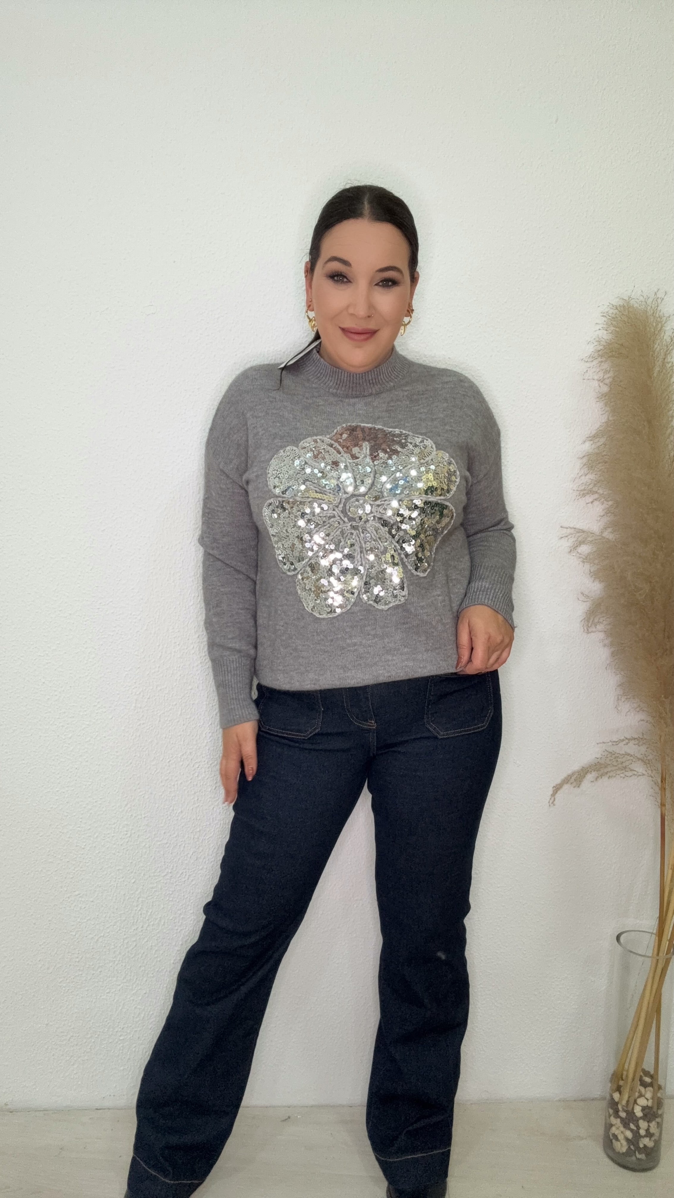 PANTALON RIHANA VAQUERO OSCURO