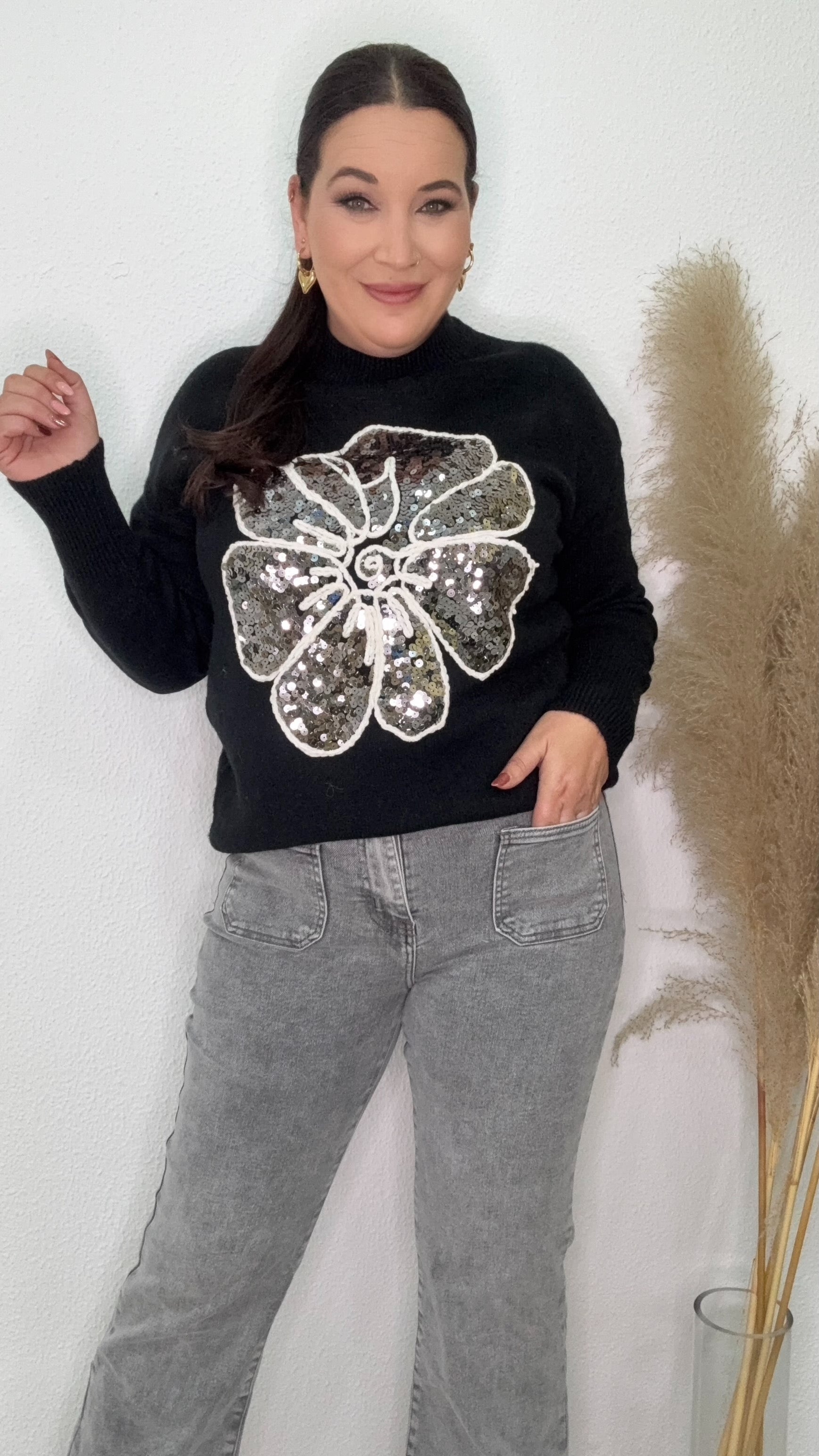 PANTALON RIHANA VAQUERO GRIS