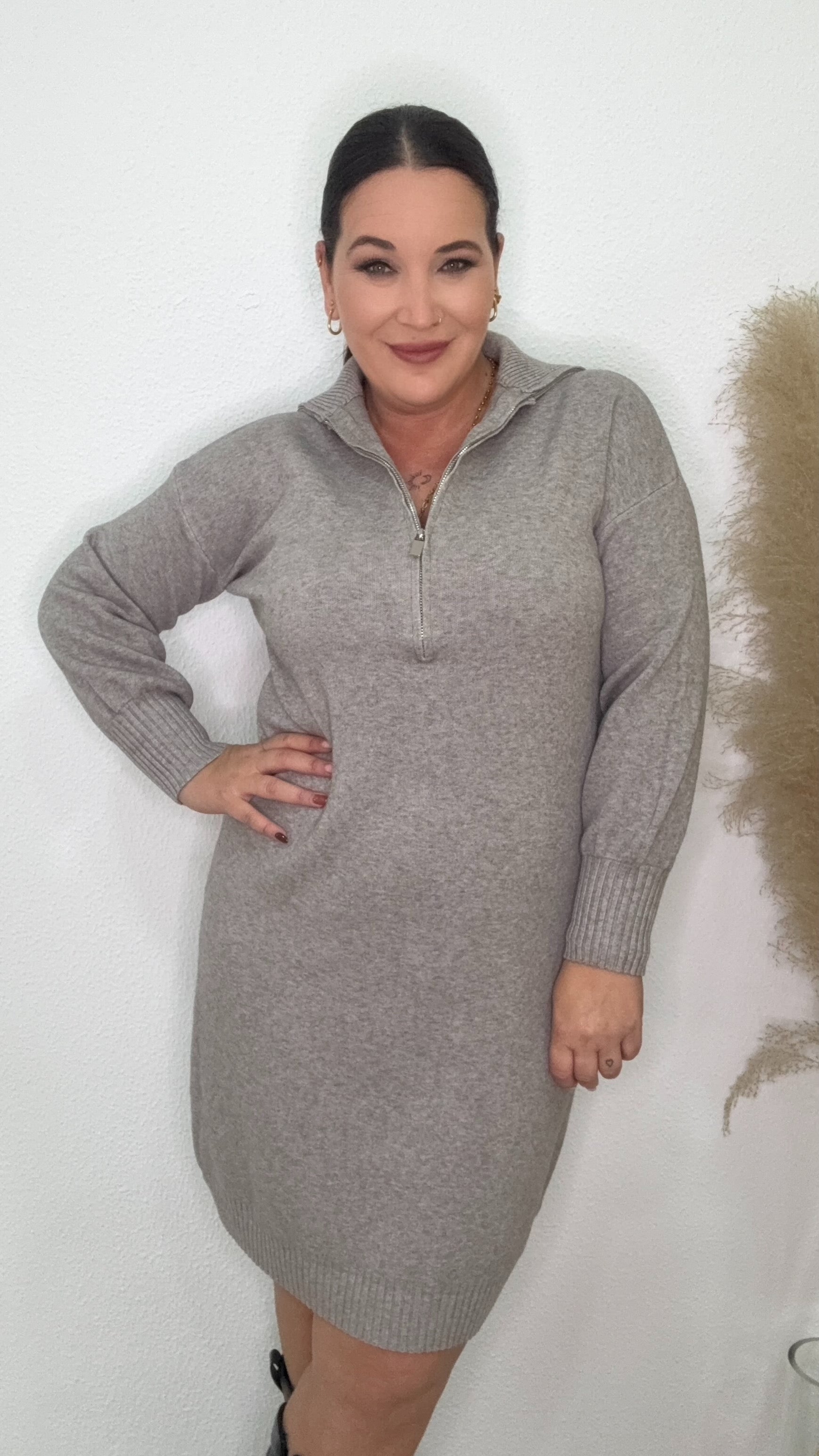VESTIDO LIDIA GRIS