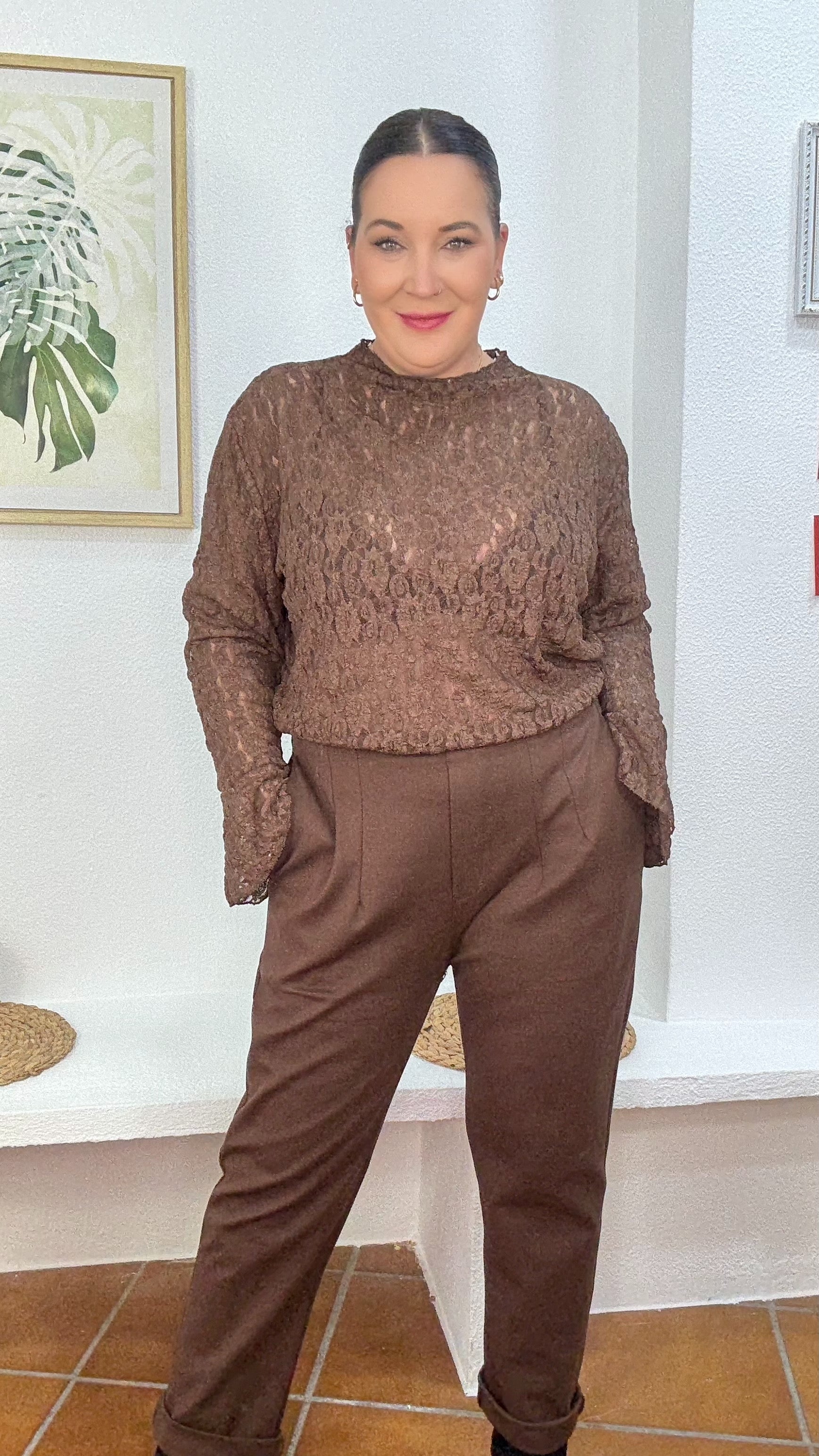 PANTALÓN NAIARA MARRÓN