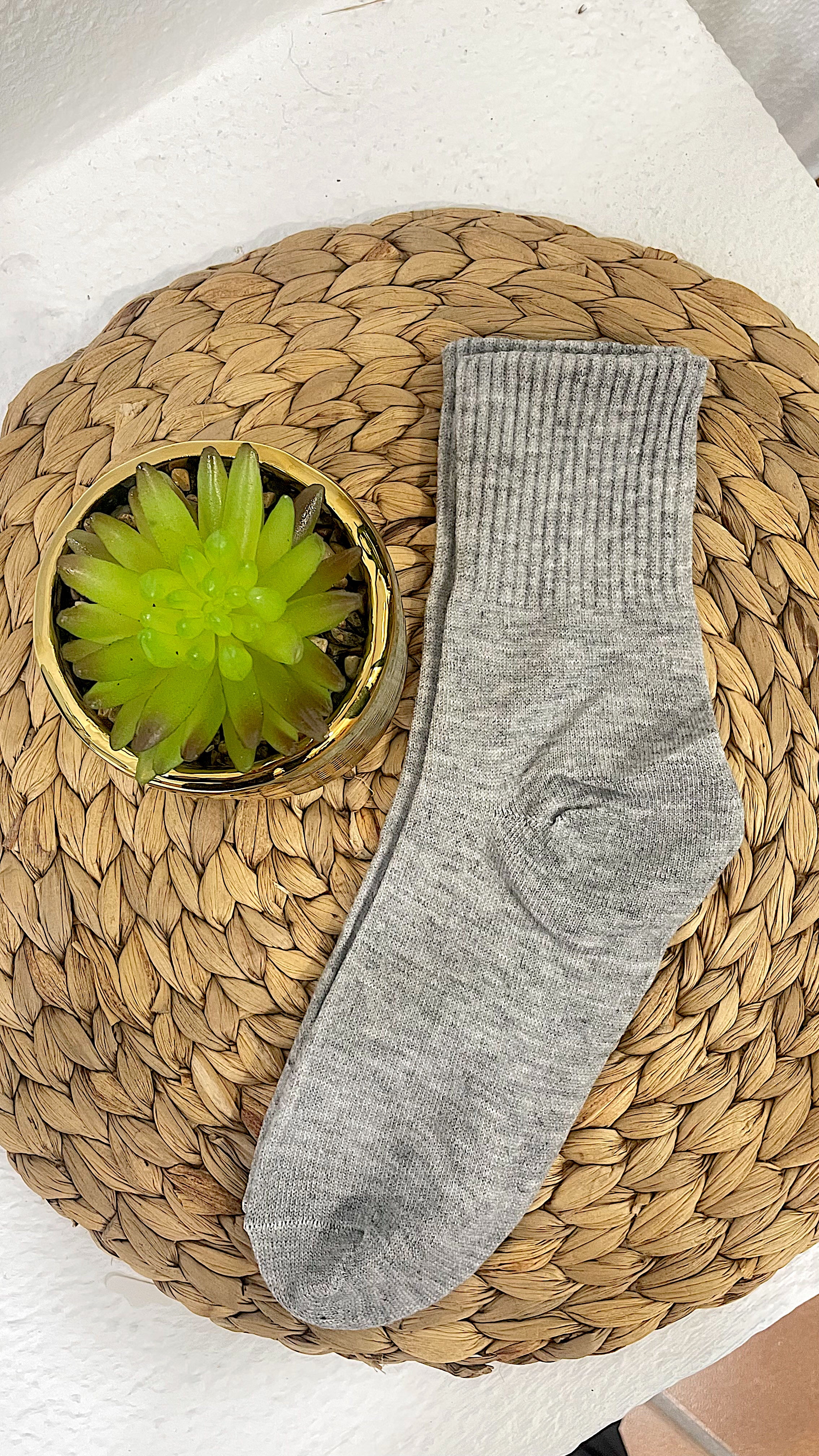 Calcetines canalé básicos