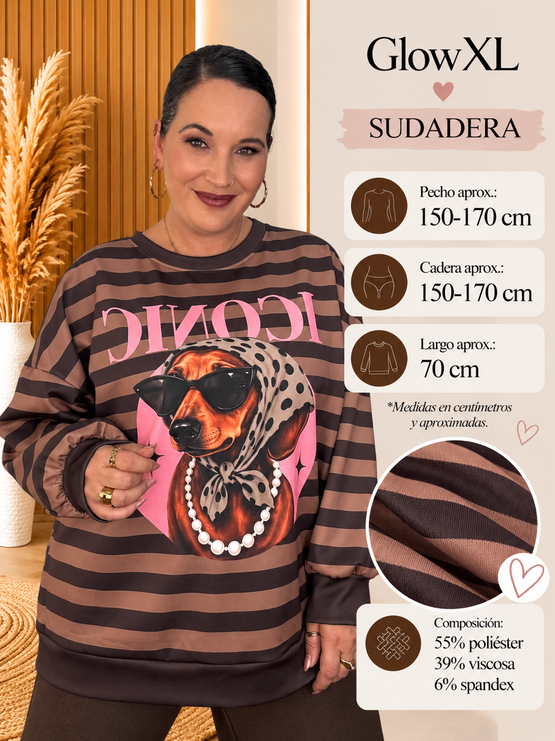 SUDADERA LAILA CURVY