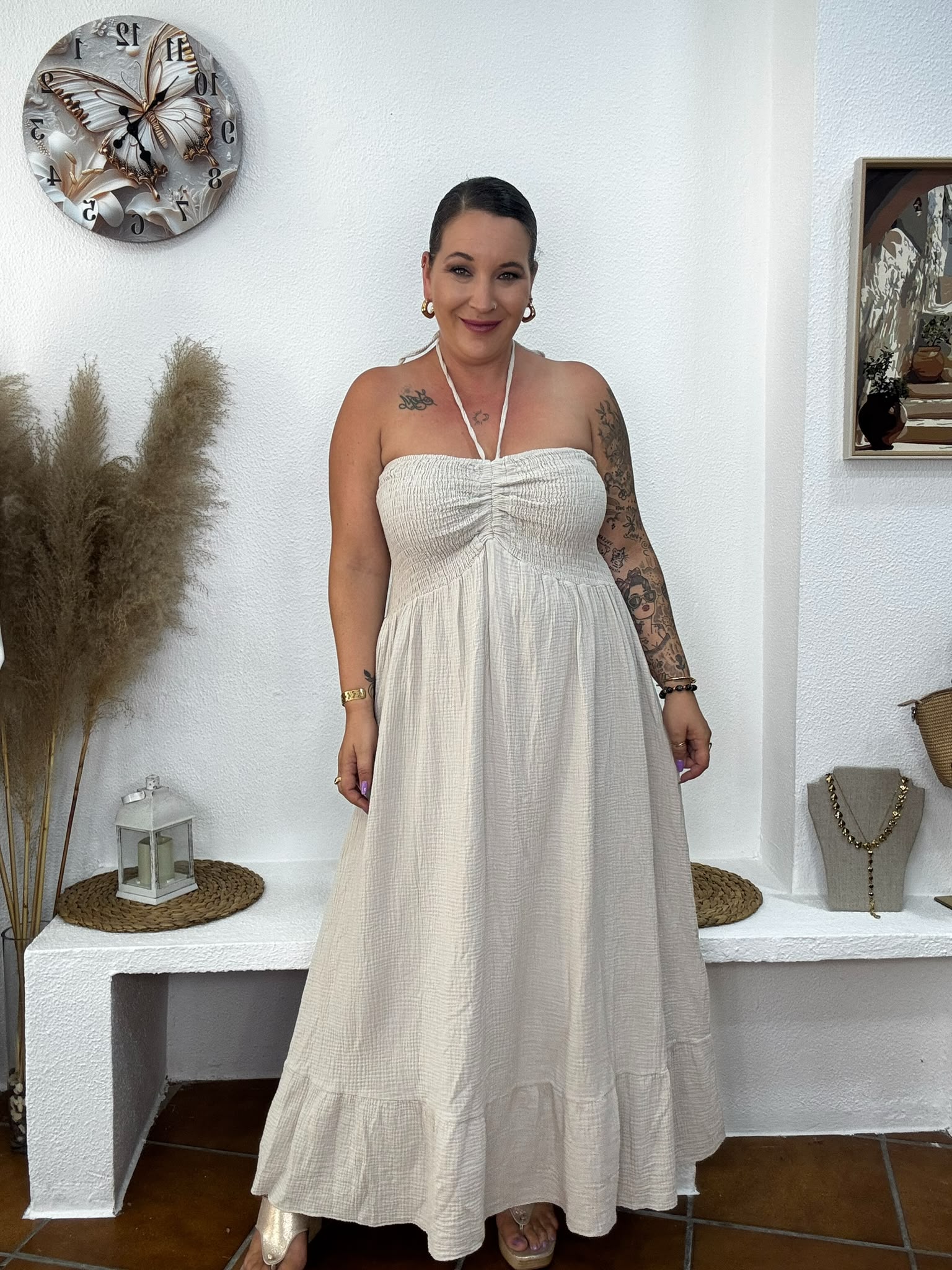 VESTIDO CELESTE