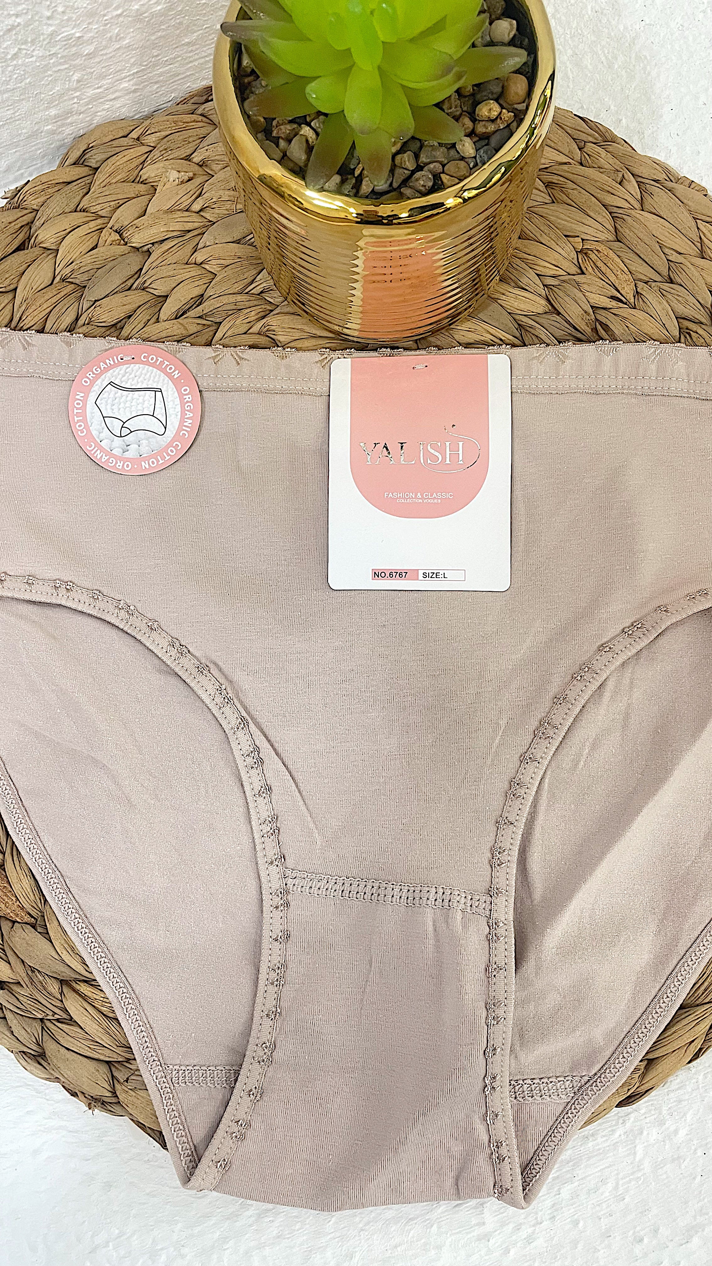 Braga mujer lisa de algodón GlowXL Chiclana de la Frontera