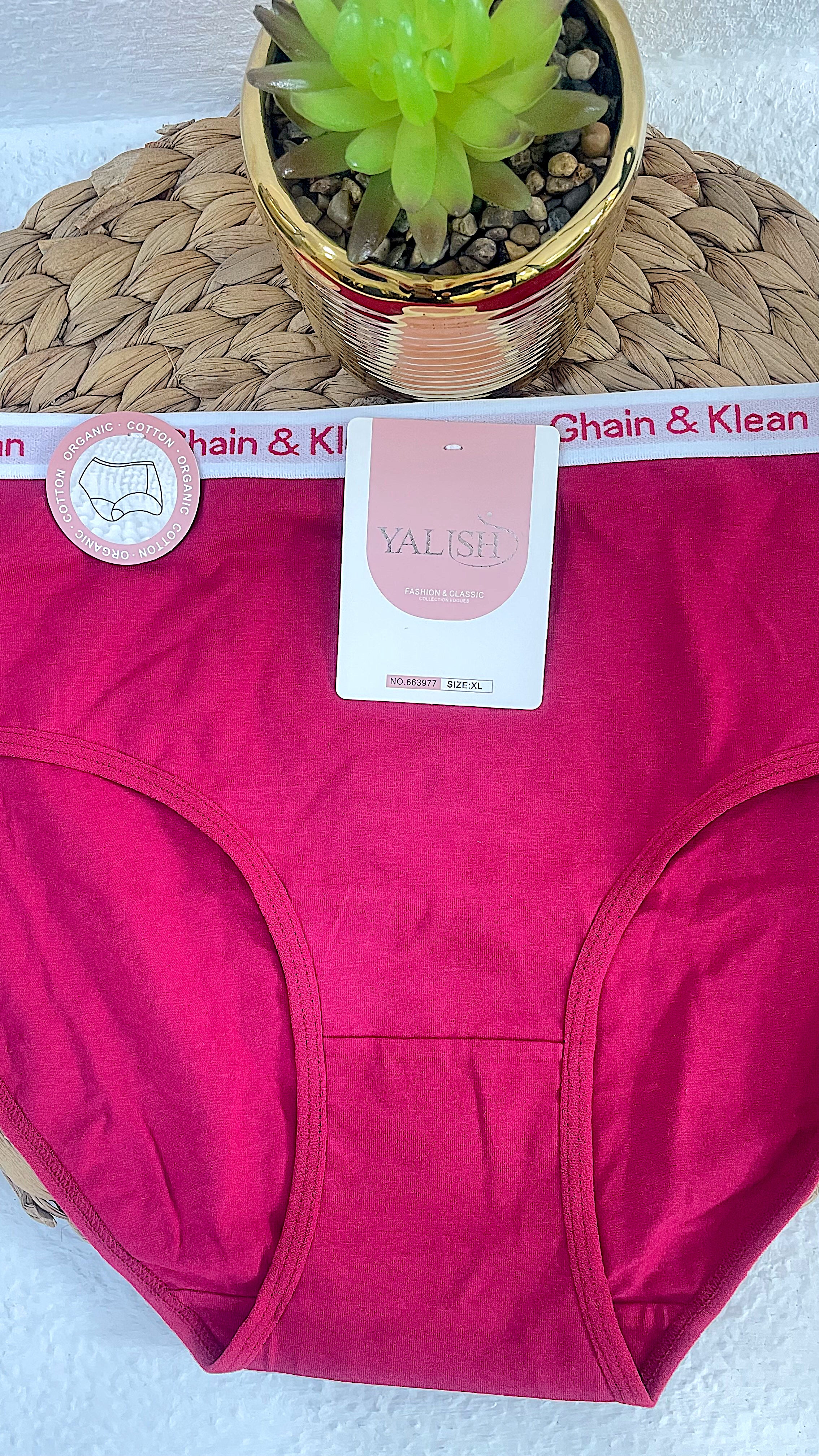 Braga mujer lisa de algodón GlowXL Chiclana de la Frontera