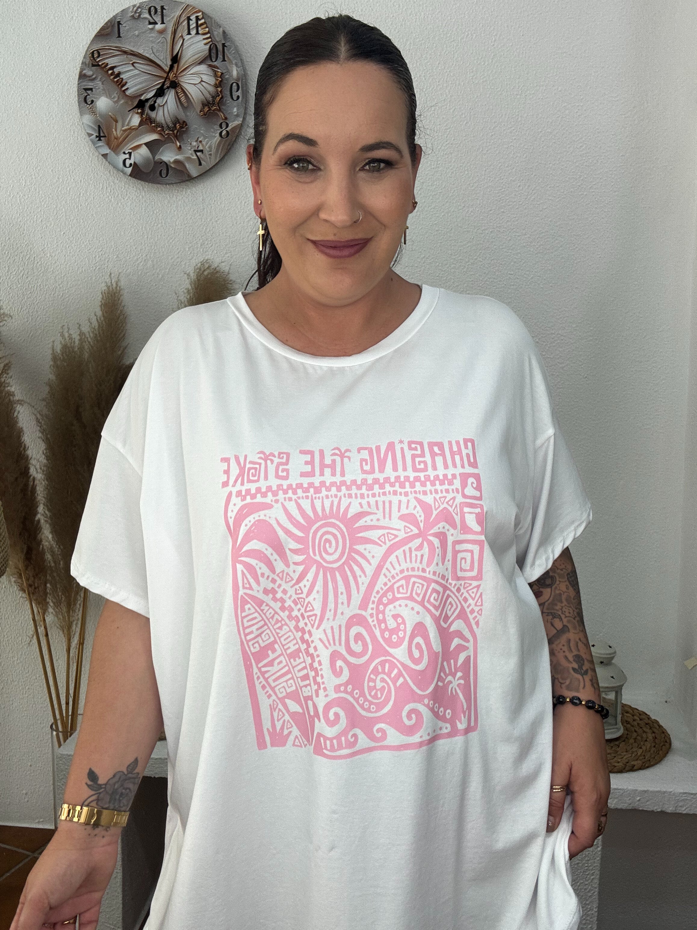 CAMISETA ROSA