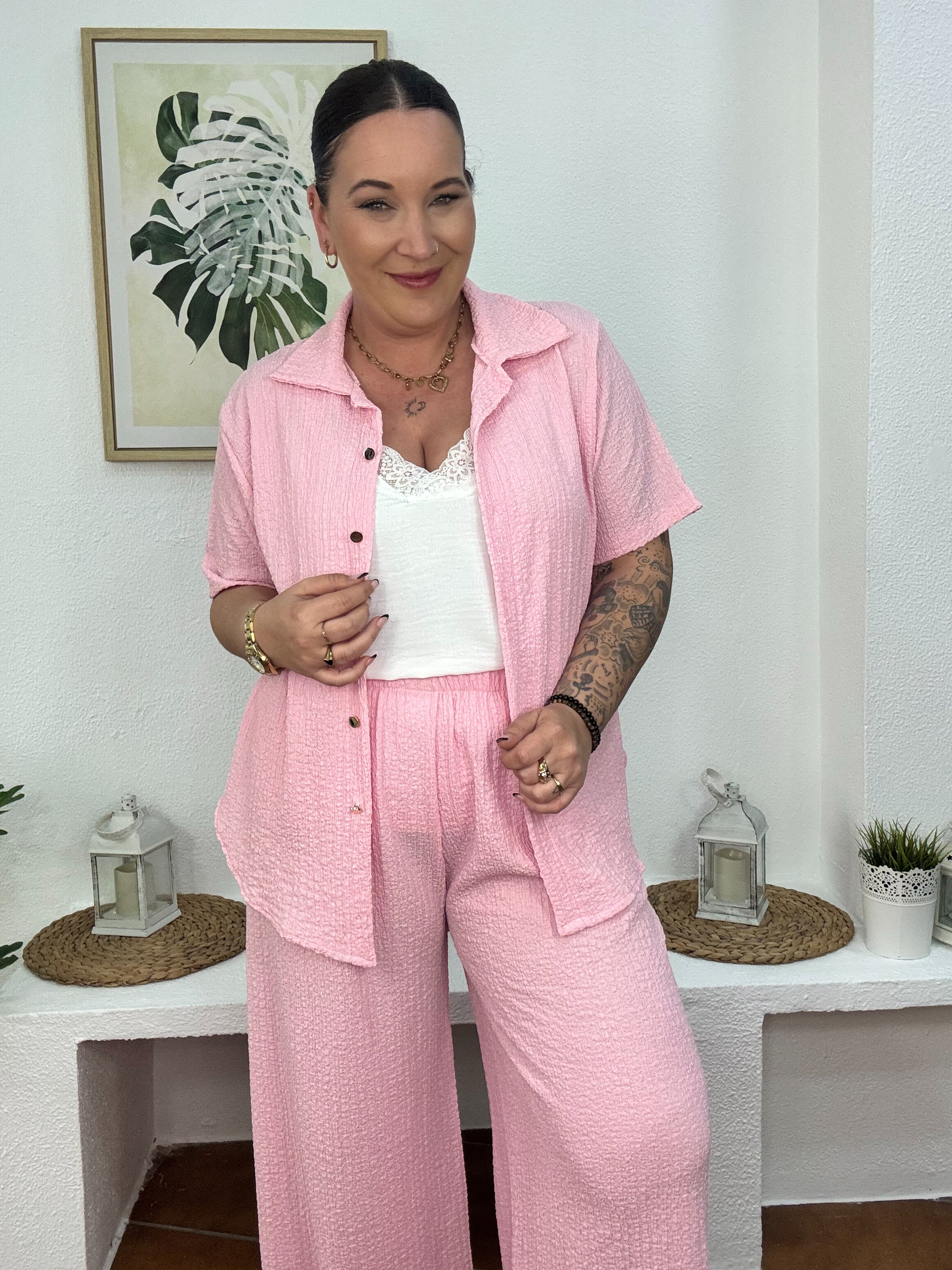 Conjunto de mujer camisa y pantalon GlowXL Chiclana